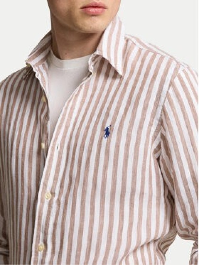 Polo Ralph Lauren Koszula 710837274005 Beżowy Custom Fit