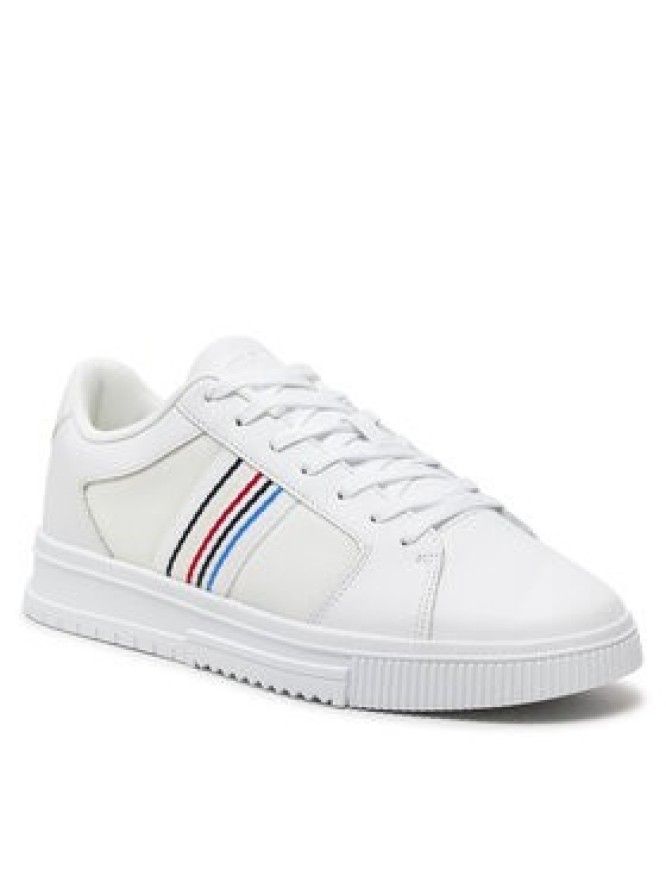 Tommy Hilfiger Sneakersy Supercup Mix Summer FM0FM05052 Biały