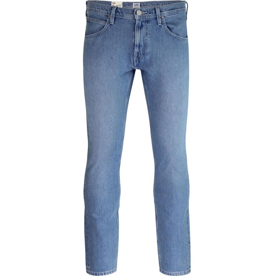 LEE LUKE WORKER MĘSKIE SPODNIE JEANSOWE JEANSY POLO BLUE L75HFOGW