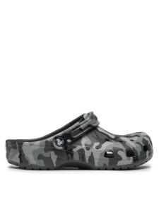 Crocs Klapki Classic Printed Camo Clog 206454 Szary