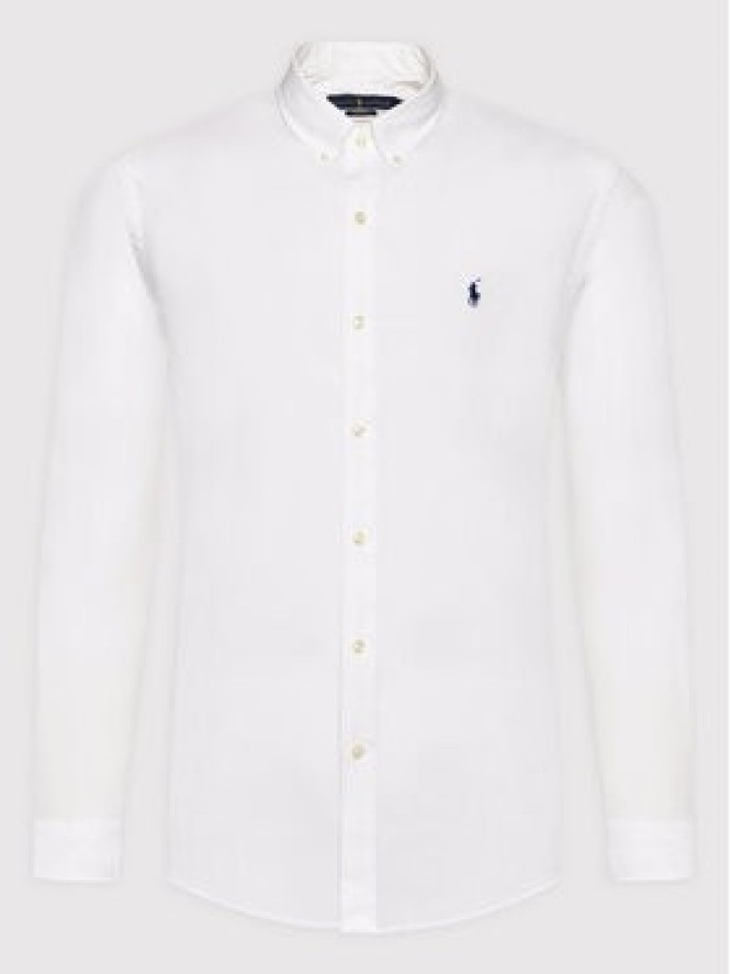 Polo Ralph Lauren Koszula 710832480002 Biały Slim Fit