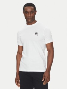 KARL LAGERFELD T-Shirt 755710 500224 Biały Regular Fit