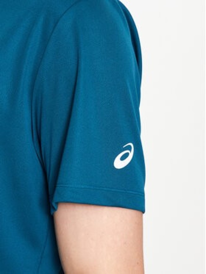 Asics T-Shirt ASICS Fujitrail Logo SS Top Tee Niebieski Regular Fit