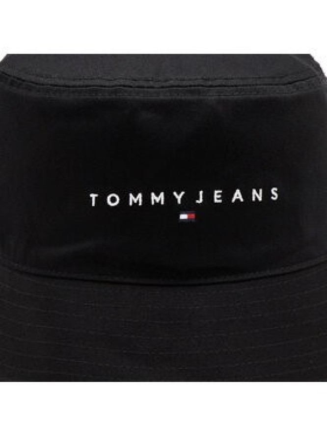 Tommy Jeans Kapelusz Tjm Linear Logo Bucket Hat AM0AM12895 Czarny