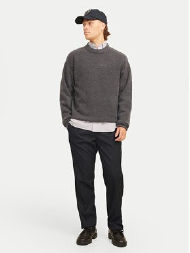 Jack&Jones Chinosy Kane Edwin 12268303 Czarny Relaxed Fit