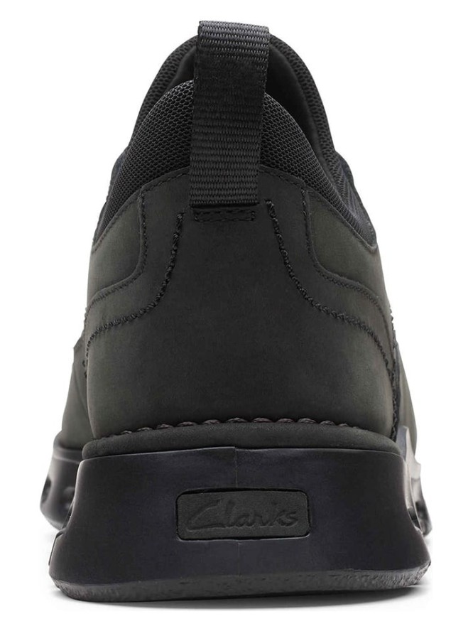 Clarks Skórzane sneakersy w kolorze czarnym rozmiar: 42,5