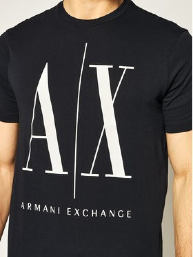 Armani Exchange T-Shirt 8NZTPA ZJH4Z 1510 Granatowy Regular Fit