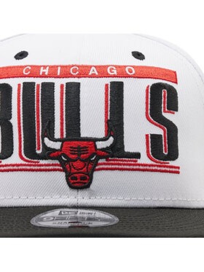 New Era Czapka z daszkiem Chicago Bulls NBA Retro 60288552 Biały