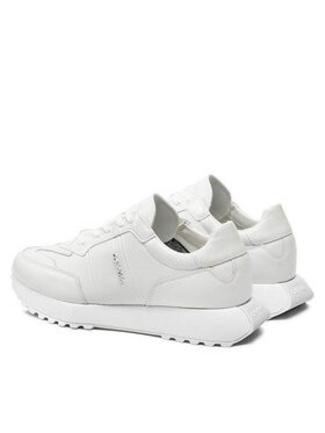 Calvin Klein Sneakersy Low Top Lace Up Lth W/ Hf HM0HM01479 Biały