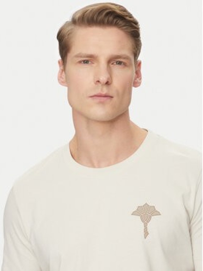 JOOP! T-Shirt 17 JJ-03Brisko 10017941 30044674 Beżowy Regular Fit