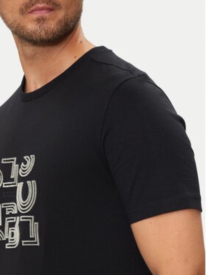 Boss T-Shirt 50519350 Czarny Regular Fit