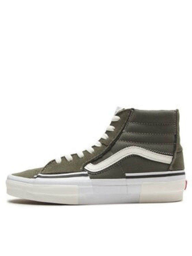 Vans Sneakersy Sk8-Hi Reconst VN0005UKOLO1 Zielony