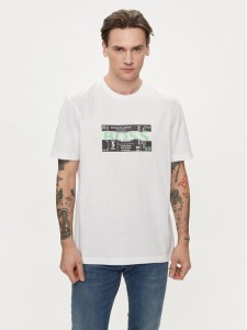 Boss T-Shirt Bossticket 50515829 Biały Regular Fit