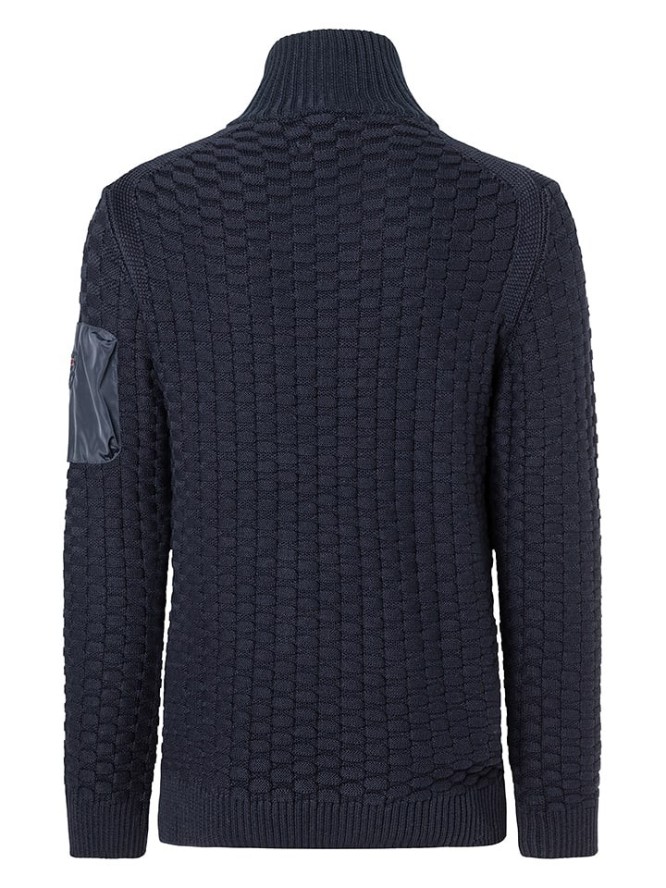 Timezone Sweter w kolorze granatowym rozmiar: L