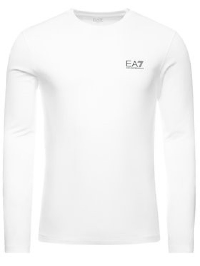 EA7 Emporio Armani Longsleeve 8NPT55 PJM5Z 1100 Biały Regular Fit