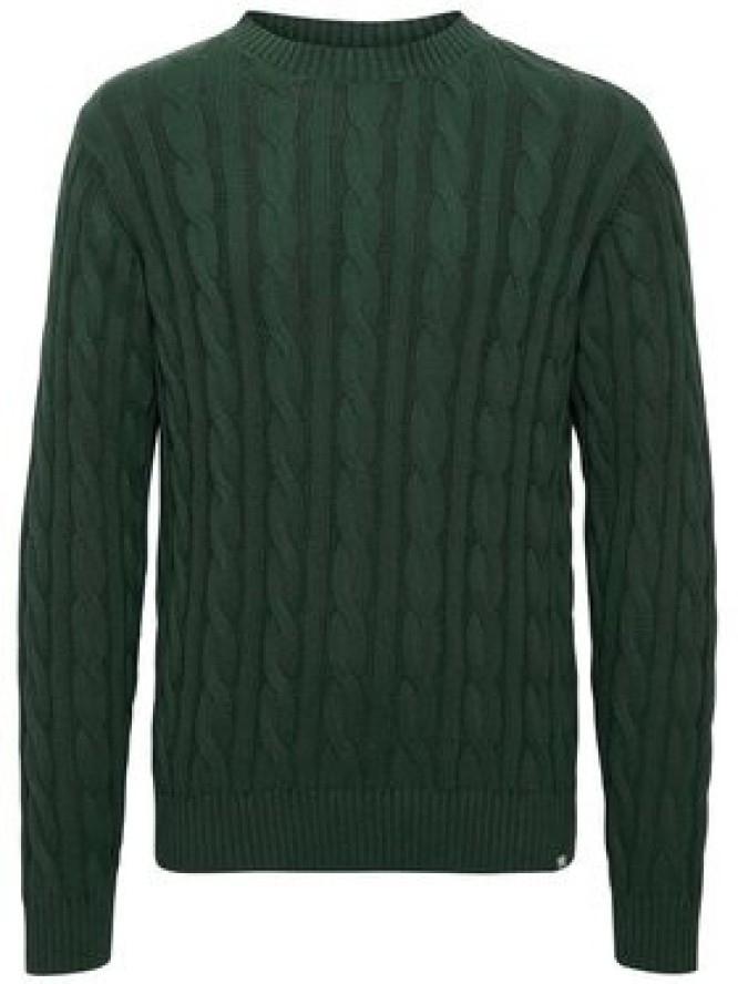Solid Sweter 21107899 Zielony Regular Fit