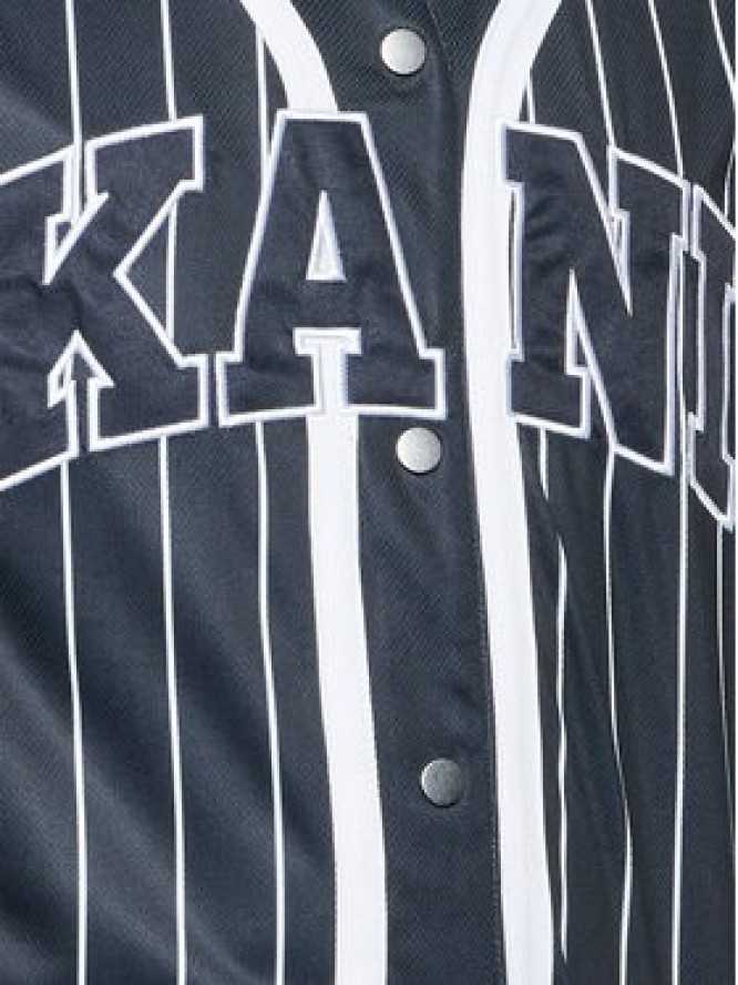 Karl Kani T-Shirt Serif Pinstripe Baseball 6033360 Czarny Relaxed Fit