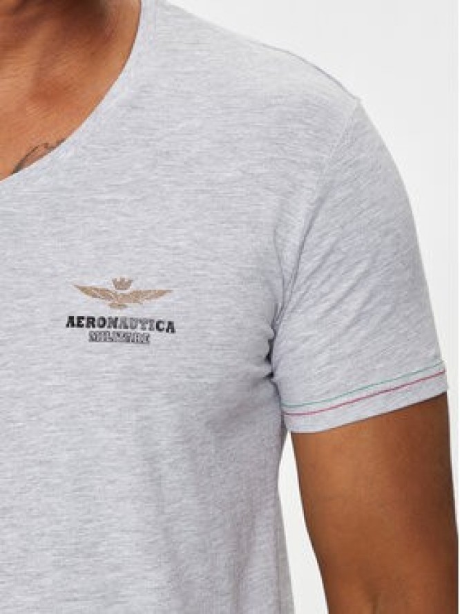 Aeronautica Militare T-Shirt AM1UTI004 Szary Regular Fit