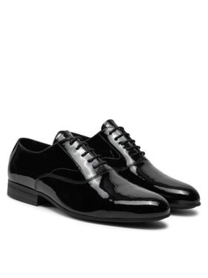 Calvin Klein Półbuty Oxford Pat HM0HM01600 Czarny