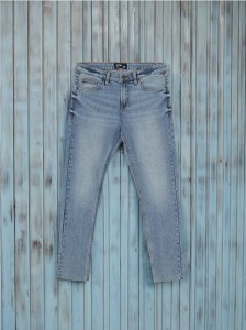 Jeansy skinny fit - niebieski