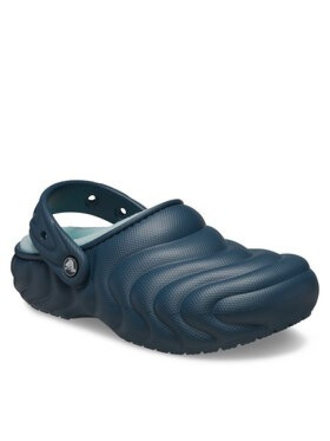 Crocs Klapki Classic Lined Overpuff Clog 210059 Niebieski