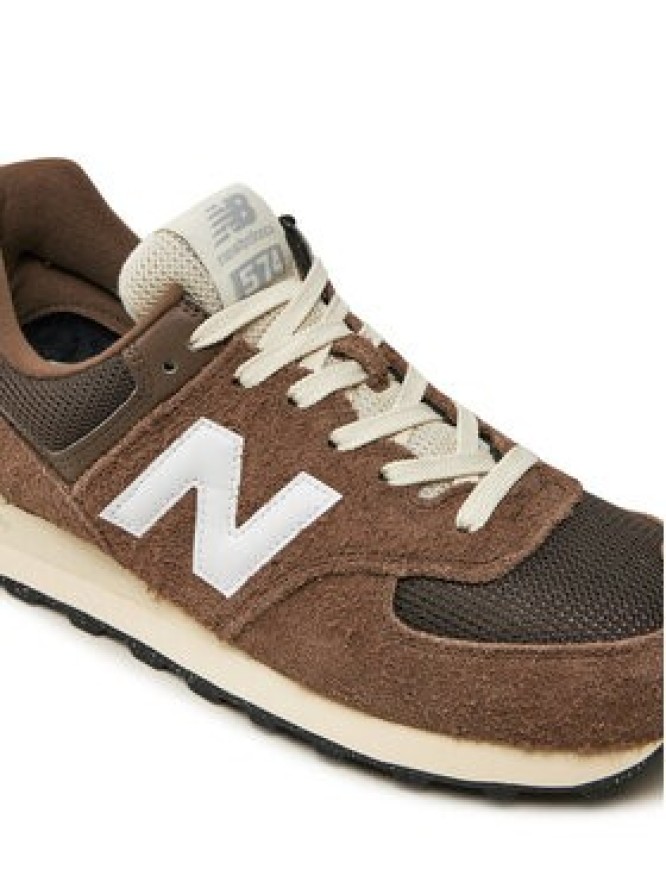 New Balance Sneakersy U574RBI Brązowy