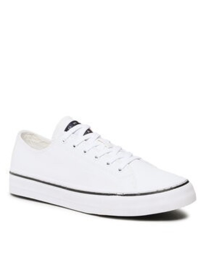 Tommy Jeans Tenisówki Lace Vulc Ess EM0EM01047 Biały