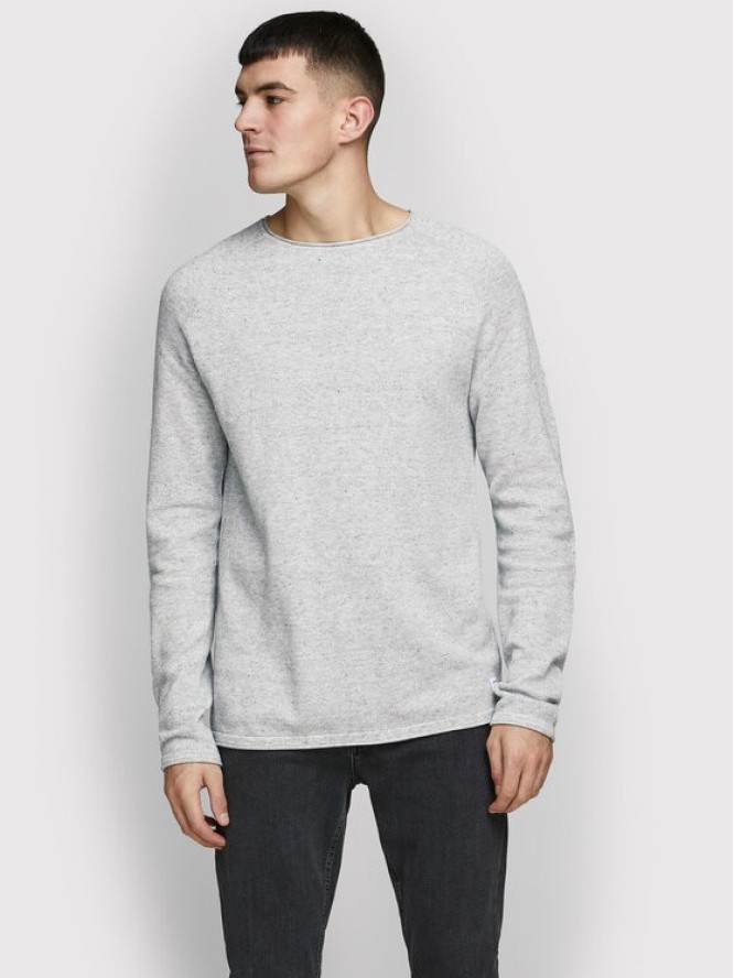 Jack&Jones Sweter Hill 12157321 Szary Regular Fit