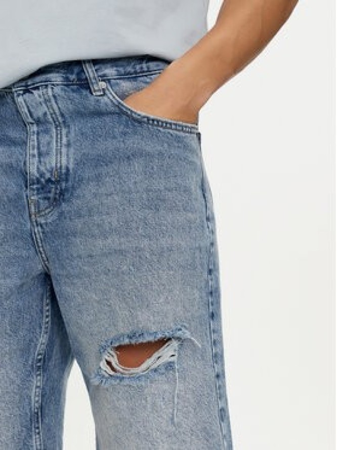 Karl Lagerfeld Jeans Szorty jeansowe 241D1117 Niebieski Relaxed Fit