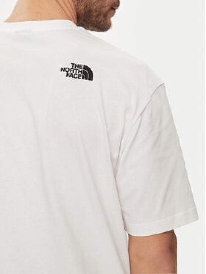 The North Face T-Shirt Simple Dome NF0A87NR Biały Oversize