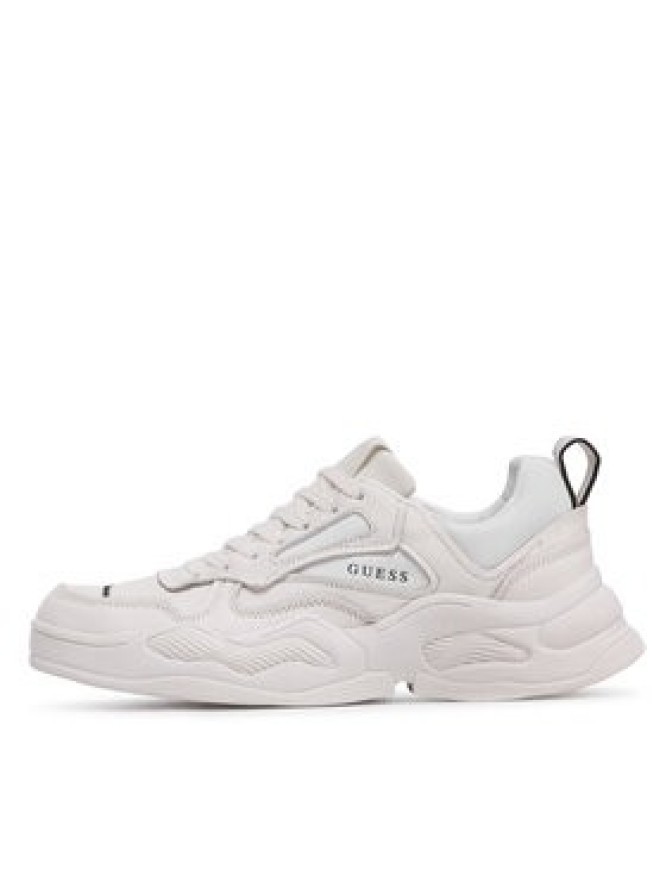 Guess Sneakersy Bassano FM5BSN LEA12 Beżowy