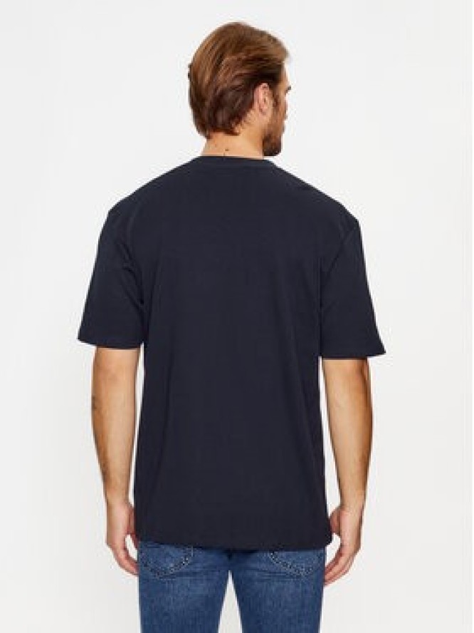Lindbergh T-Shirt 30-400239 Granatowy Relaxed Fit