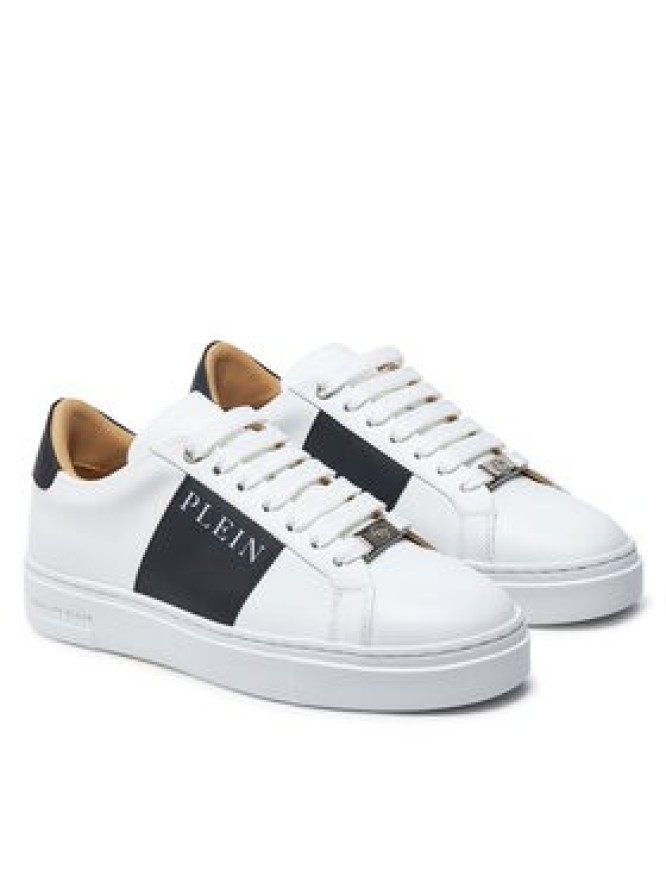 PHILIPP PLEIN Sneakersy AADS USC0657 PLE010N Biały