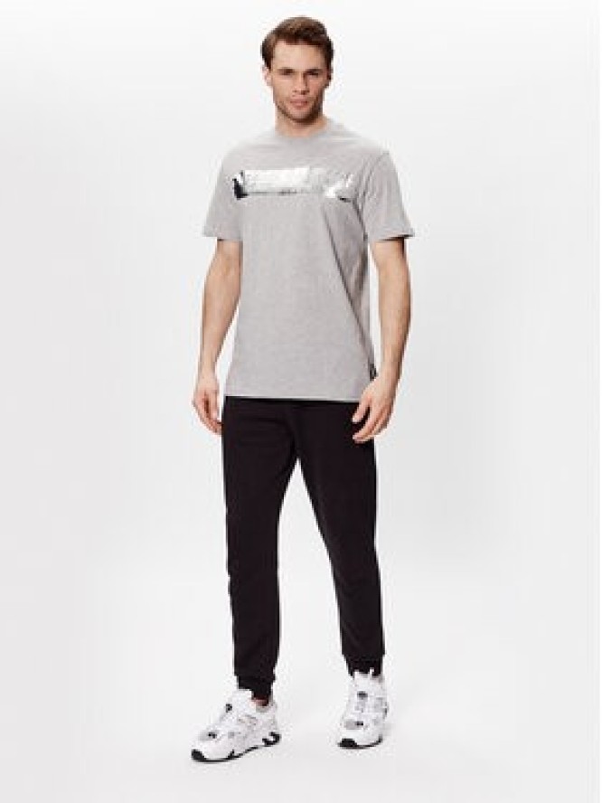 Plein Sport T-Shirt SACC MTK6036 SJY001N Szary Regular Fit