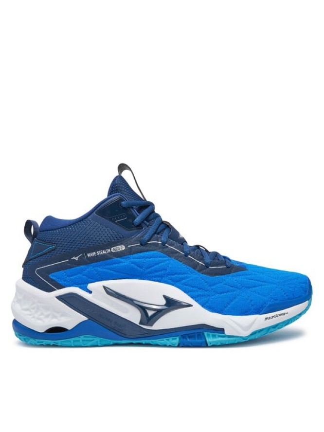 Mizuno Buty halowe Wave Stealth Neo 2 Mid X1GA2405 Niebieski