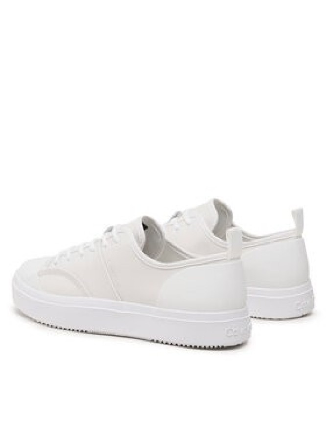 Calvin Klein Trampki Low Top Lace Up Lth HM0HM01045 Biały