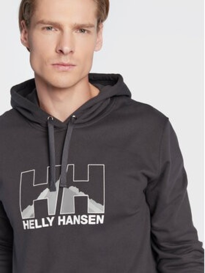 Helly Hansen Bluza Nord Graphic 62975 Szary Regular Fit