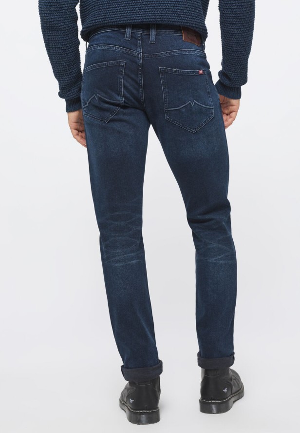 MUSTANG OREGON TAPERED MĘSKIE SPODNIE JEANSOWE DENIM BLUE 1013214 5000 784