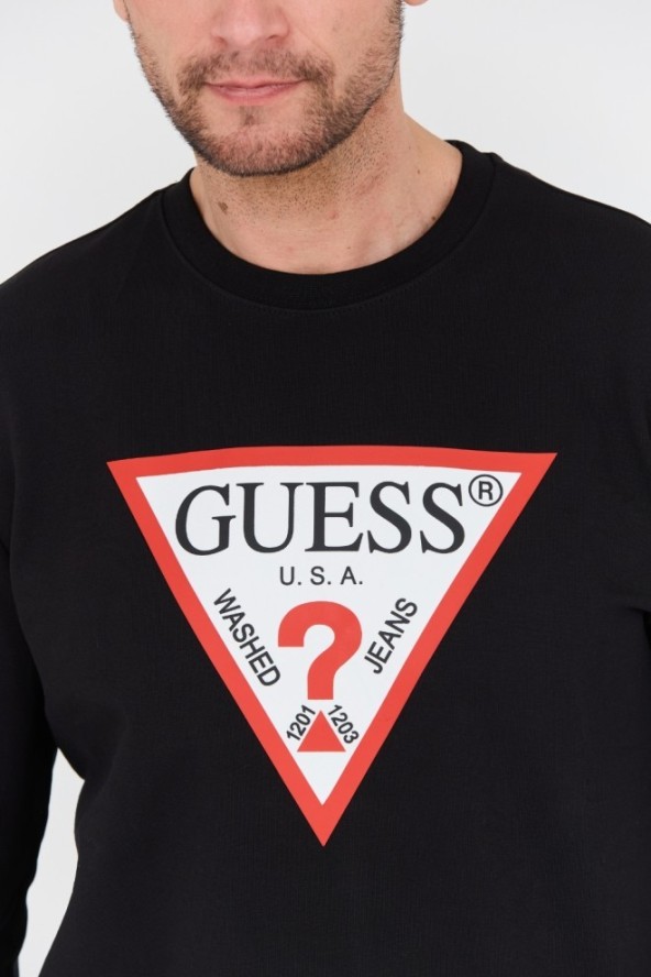 GUESS Czarna bluza Audley