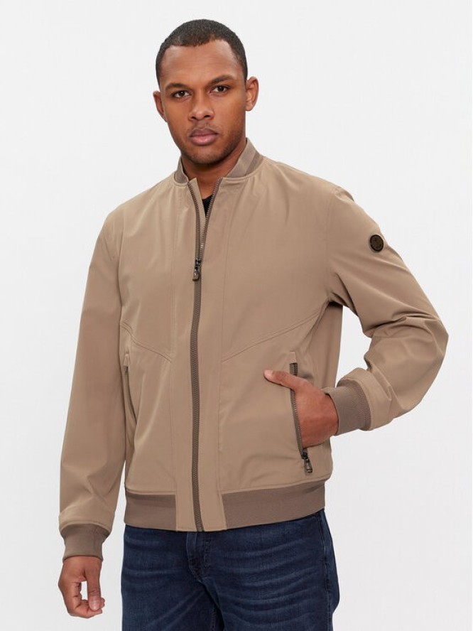 JOOP! Kurtka bomber 17 JO-246Dwyn 30040603 Beżowy Regular Fit