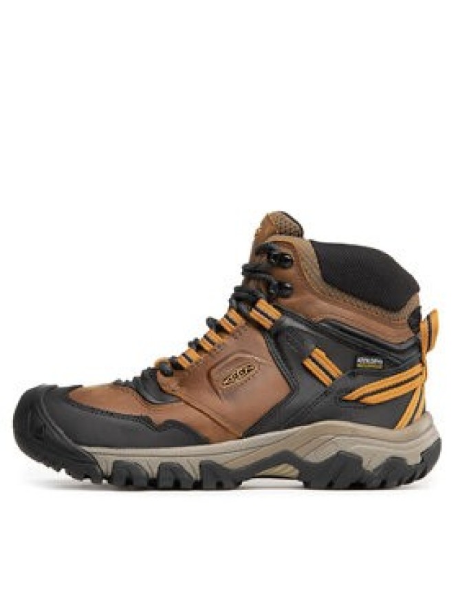 Keen Trekkingi Ridge Flex Mid Wp M 1025666 Brązowy