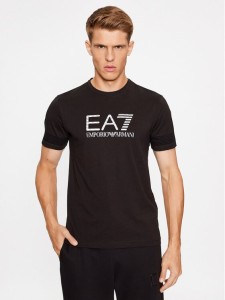 EA7 Emporio Armani T-Shirt 6RPT37 PJ3BZ 1200 Czarny Regular Fit