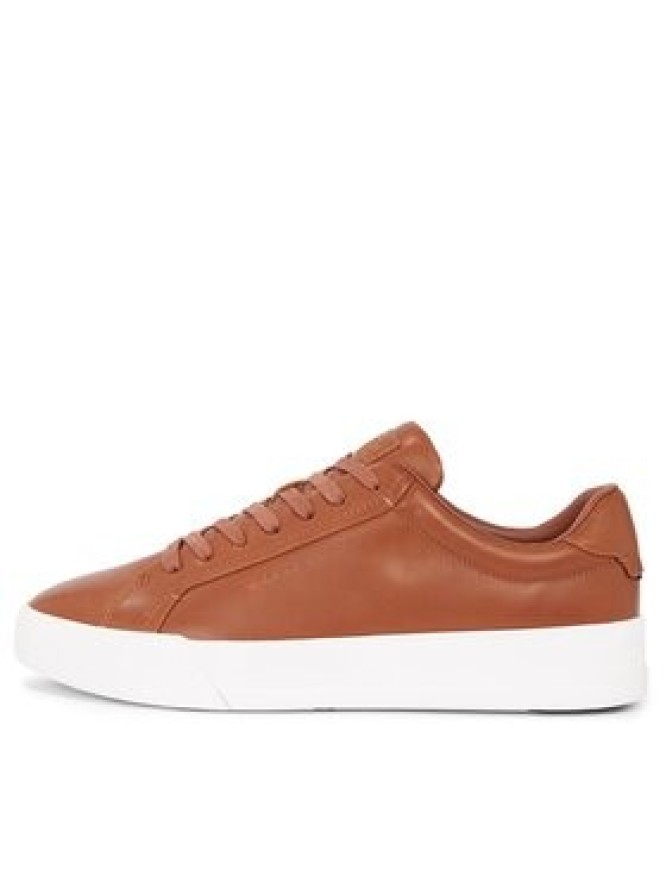 Tommy Hilfiger Sneakersy Th Court Best Cognac FM0FM05136 Brązowy