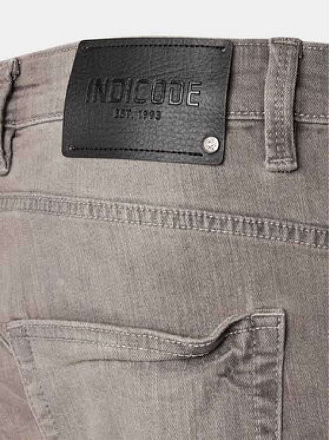 INDICODE Szorty jeansowe Kaden 70-100 Szary Regular Fit