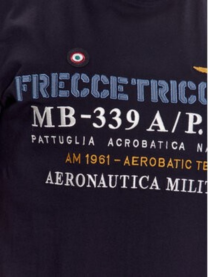 Aeronautica Militare T-Shirt 231TS2086J592 Granatowy Regular Fit