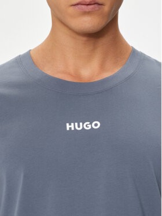 Hugo T-Shirt Linked 50518646 Niebieski Relaxed Fit