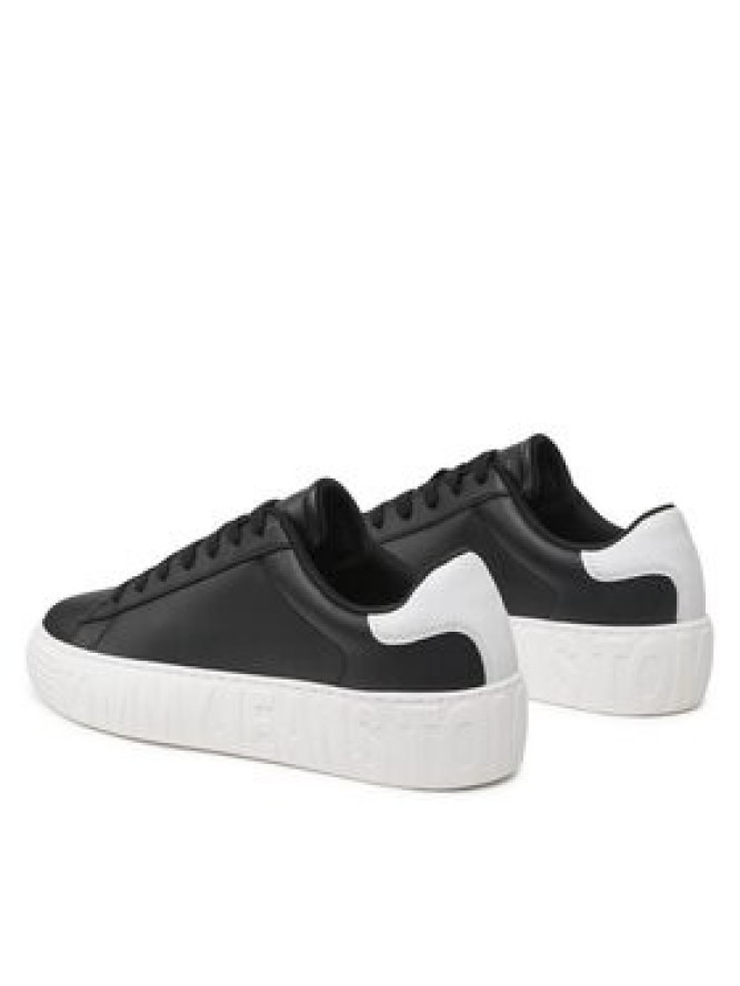 Tommy Jeans Sneakersy Leather Outsole EM0EM01159 Czarny