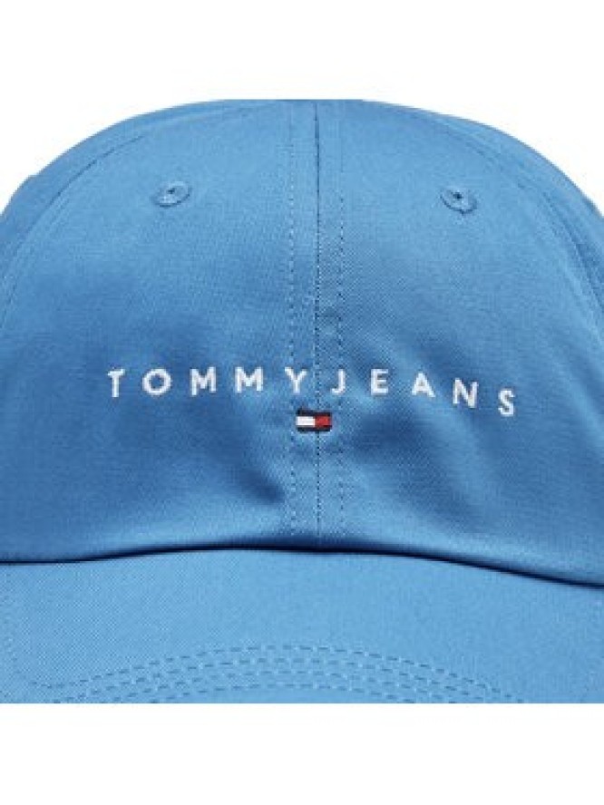 Tommy Jeans Czapka z daszkiem Tjm Linear Logo 6-Panel Cap AM0AM12894 Niebieski