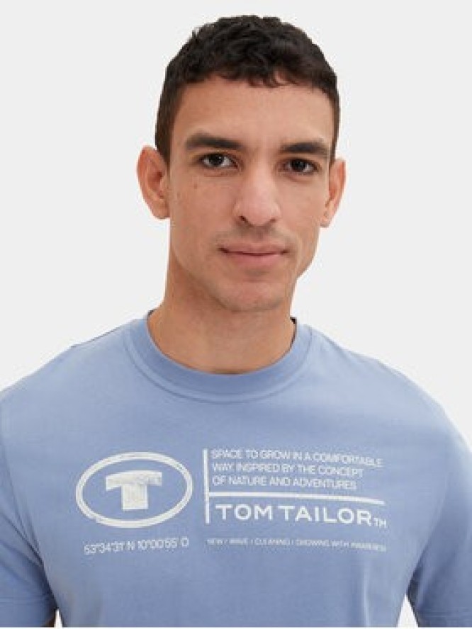 Tom Tailor T-Shirt 1035611 Błękitny Regular Fit