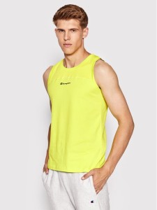 Champion Tank top 217134 Żółty Athletic Fit